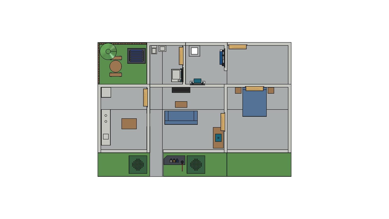 DomotiQ — la pianta della casa vista dall’alto
